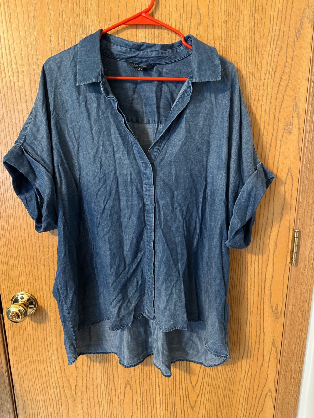 Liverpool Los Angeles Chambray Camp Shirt